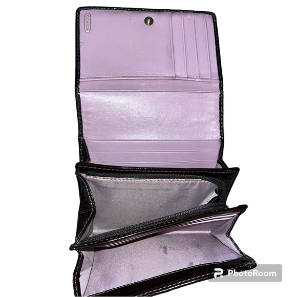 COACH bag Leah & wallet with dust bag and Coach tag - Picture 10 of 16